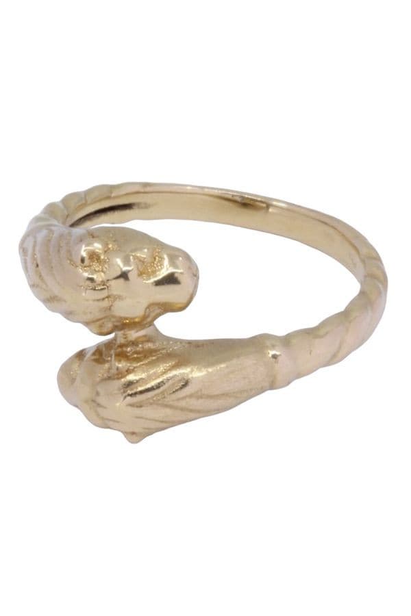 BAGUE TÊTES DE LION — vue 6