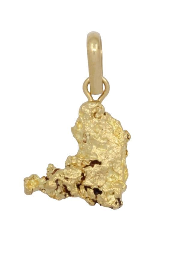 PENDENTIF PÉPITE NATURELLE — vue 3