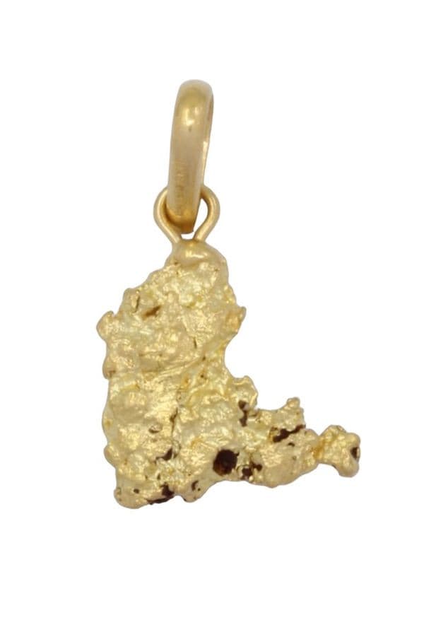 PENDENTIF PÉPITE NATURELLE — vue 1
