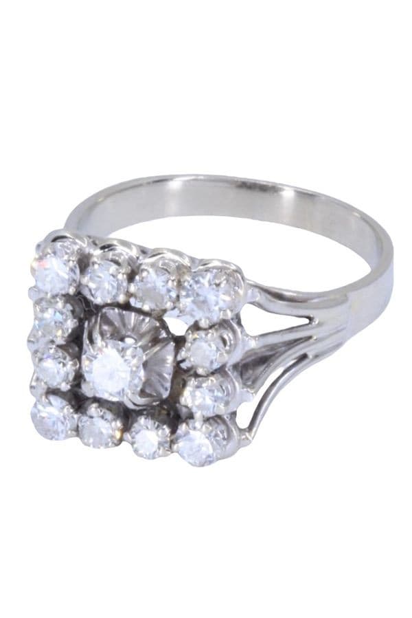 BAGUE DIAMANTS ANNÉES 50' — vue 6