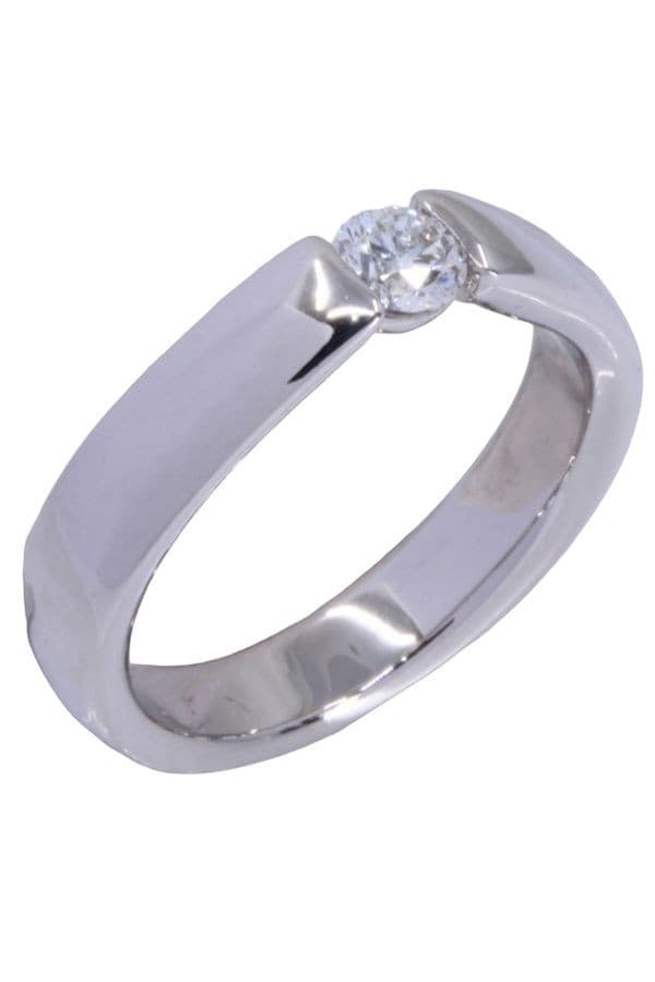 SOLITAIRE DIAMANT 0.20 CARAT — vue 3