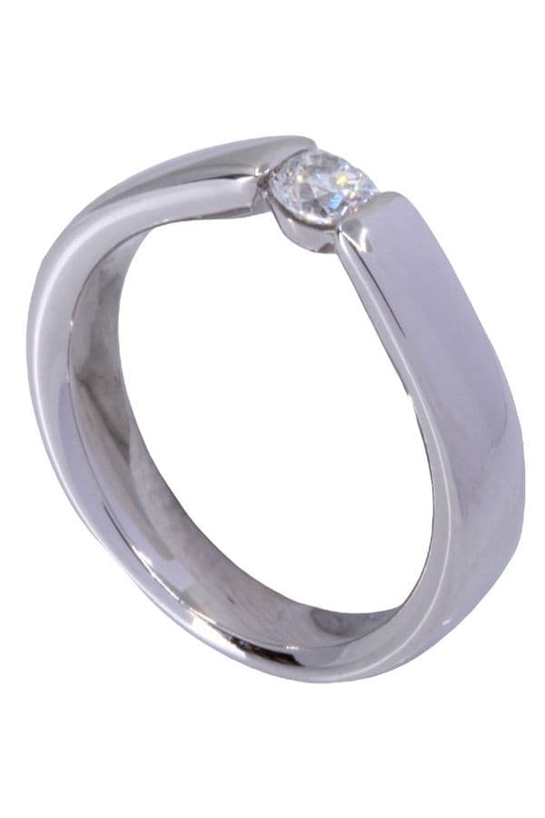 SOLITAIRE DIAMANT 0.20 CARAT — vue 4