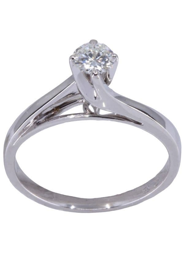 SOLITAIRE DIAMANT 0.33 CARAT — vue 1