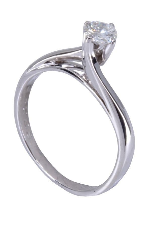 SOLITAIRE DIAMANT 0.33 CARAT — vue 4