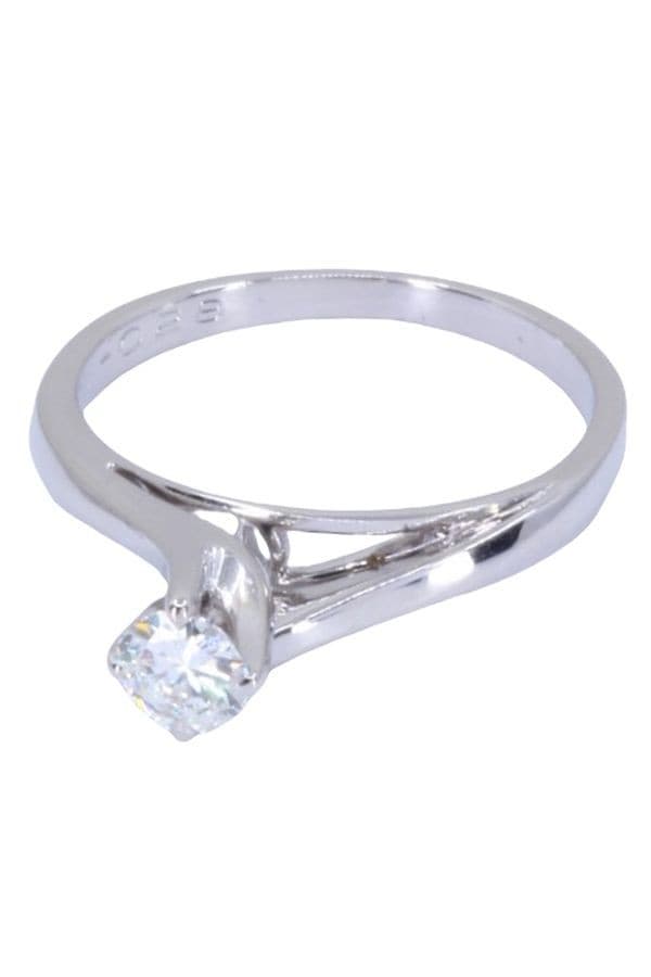 SOLITAIRE DIAMANT 0.33 CARAT — vue 5
