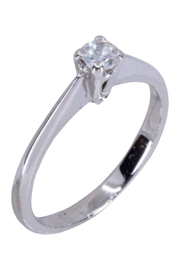 SOLITAIRE DIAMANT 0.17 CARAT — vue 3