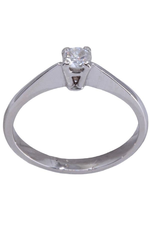 SOLITAIRE DIAMANT 0.17 CARAT — vue 1