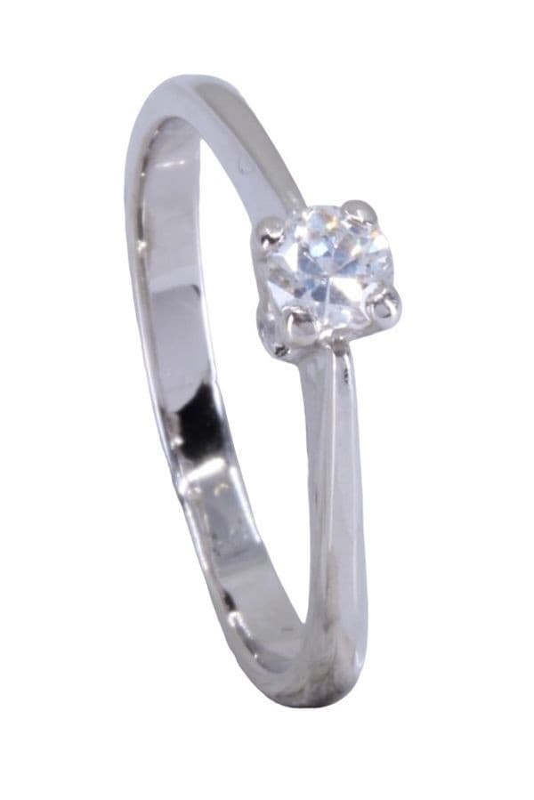 SOLITAIRE DIAMANT 0.17 CARAT — vue 5
