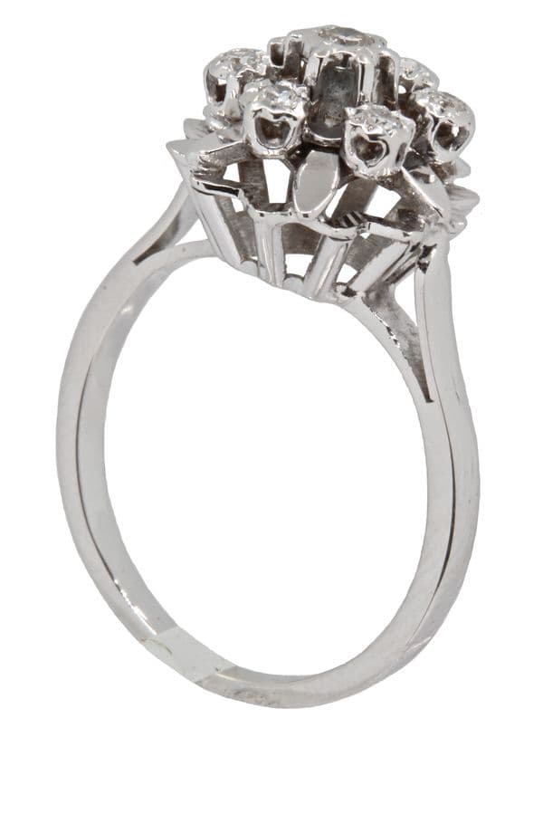 BAGUE FLEUR ANNÉES 50' — vue 4