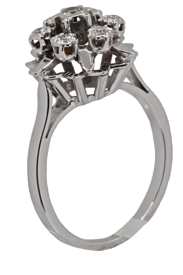 BAGUE FLEUR ANNÉES 50' — vue 5