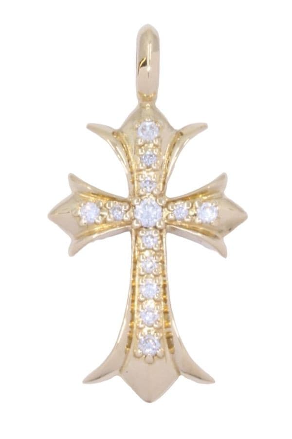 COLLIER CROIX CHROME HEARTS — vue 3
