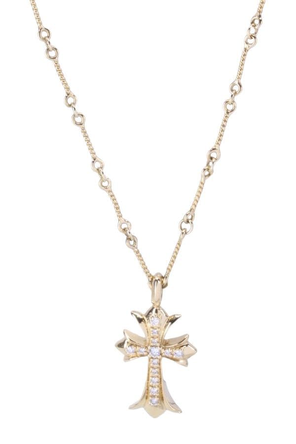 COLLIER CROIX CHROME HEARTS — vue 1