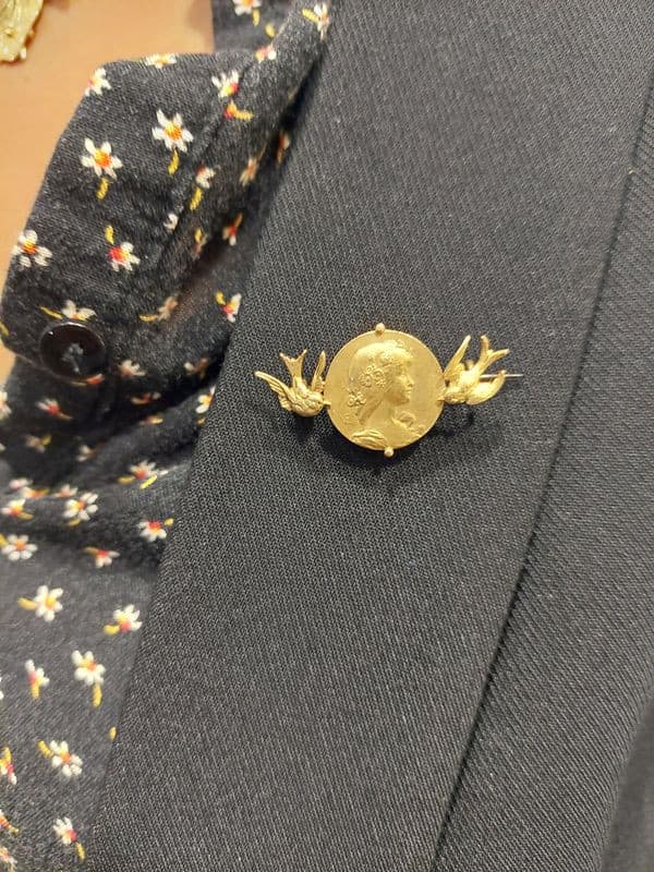 BROCHE ART- NOUVEAU — vue 2