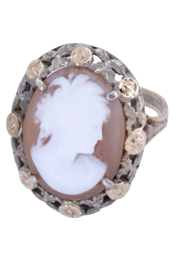 BAGUE ANCIENNE CAMÉE — vue 3