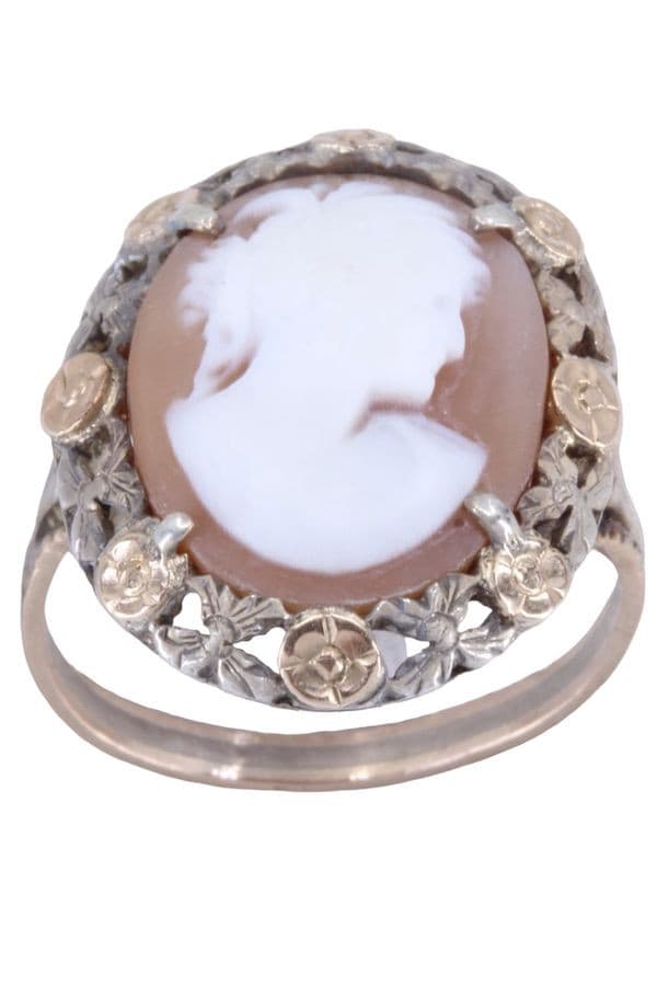 BAGUE ANCIENNE CAMÉE — vue 1
