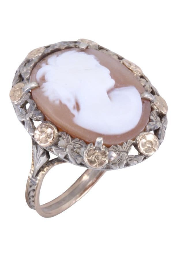BAGUE ANCIENNE CAMÉE — vue 4
