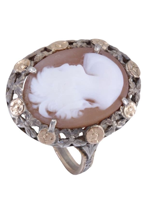BAGUE ANCIENNE CAMÉE — vue 5