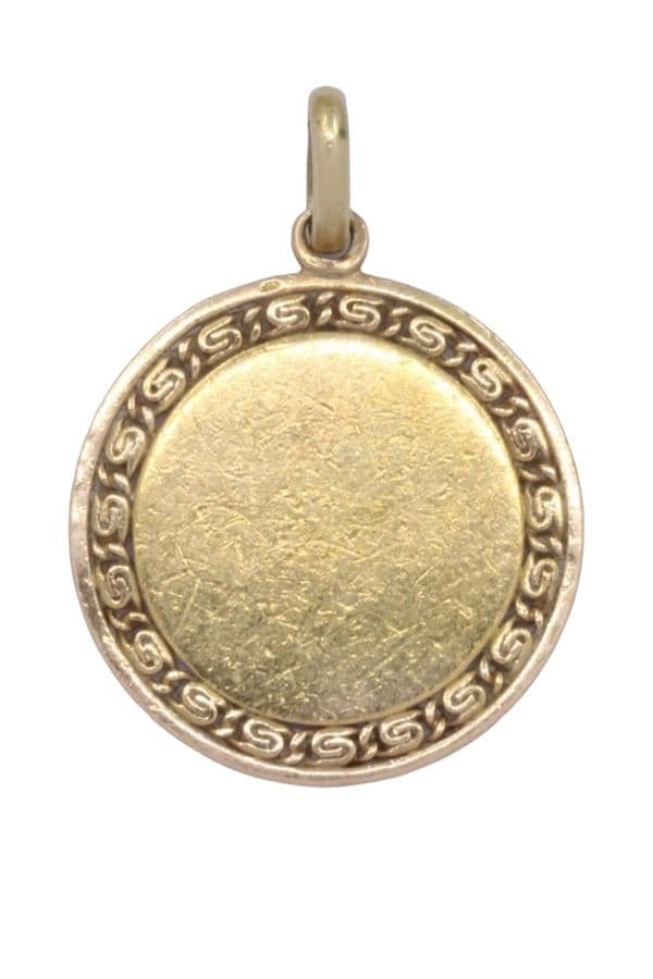 MEDAILLE VIERGE ANCIENNE — vue 3