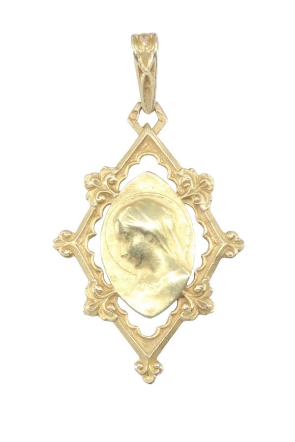 MEDAILLE VIERGE ART-DÉCO — vue 1