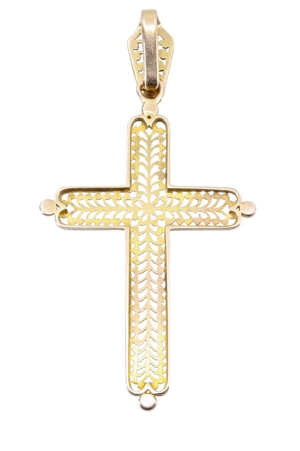 CROIX FILIGRANE ANCIENNE — vue 2