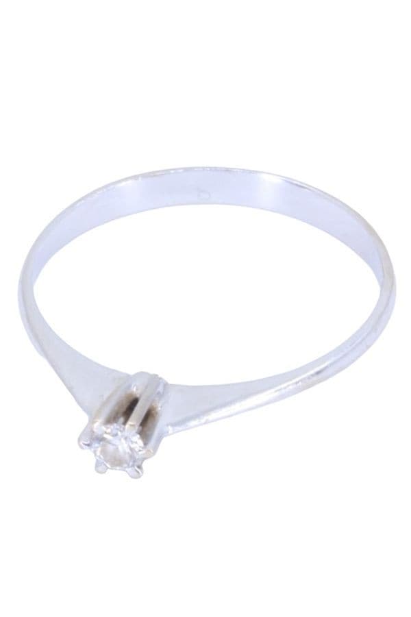 SOLITAIRE DIAMANT 0.08 CARAT — vue 3