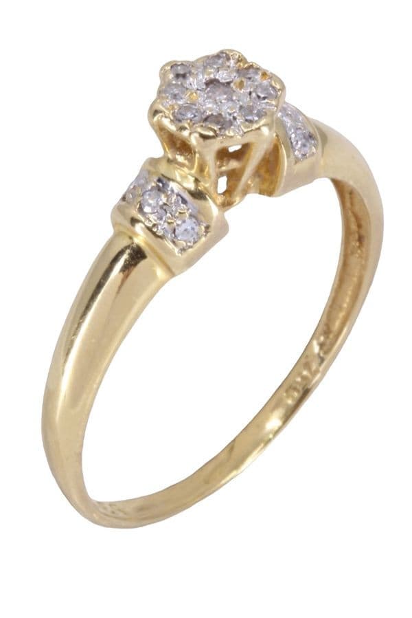 BAGUE STYLE SOLITAIRE DIAMANTS — vue 3
