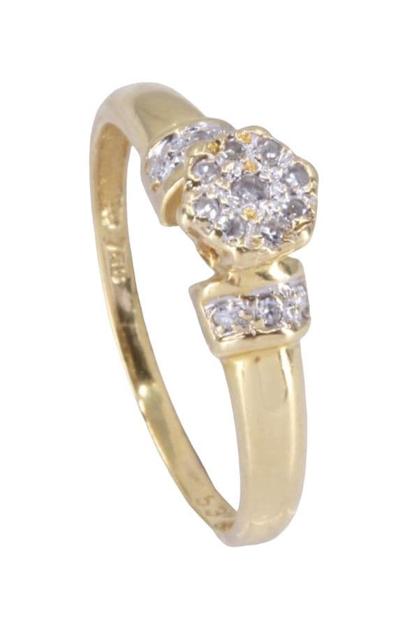 BAGUE STYLE SOLITAIRE DIAMANTS — vue 5