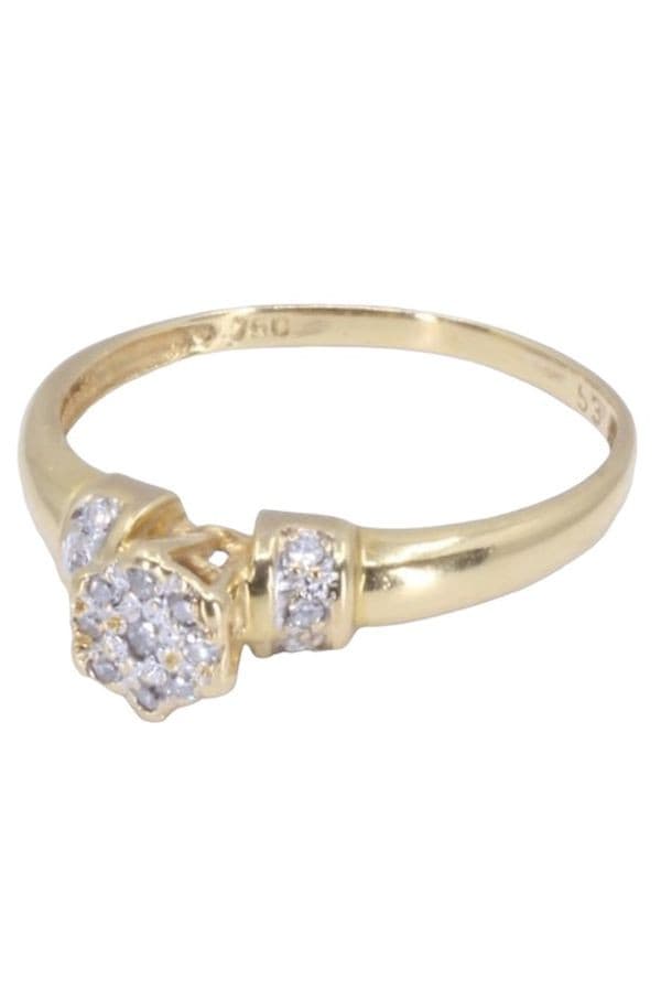 BAGUE STYLE SOLITAIRE DIAMANTS — vue 6