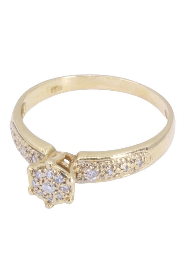 BAGUE STYLE SOLITAIRE DIAMANT — vue 3