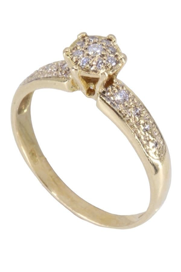 BAGUE STYLE SOLITAIRE DIAMANT — vue 5