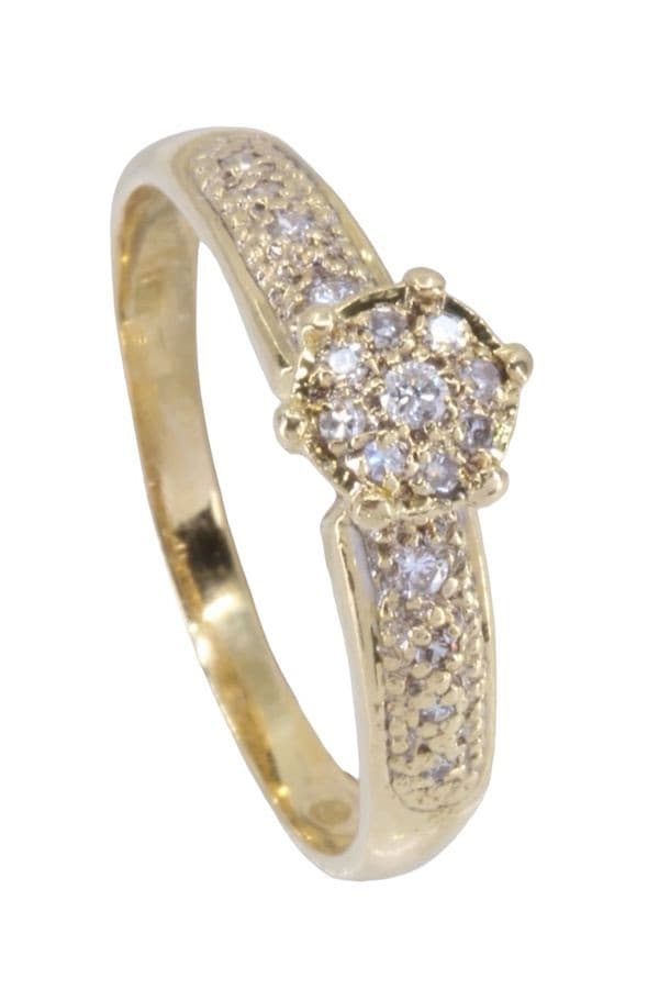 BAGUE STYLE SOLITAIRE DIAMANT — vue 6