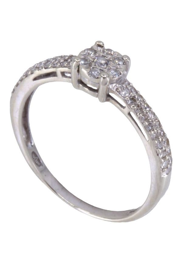 BAGUE STYLE SOLITAIRE DIAMANTS — vue 4