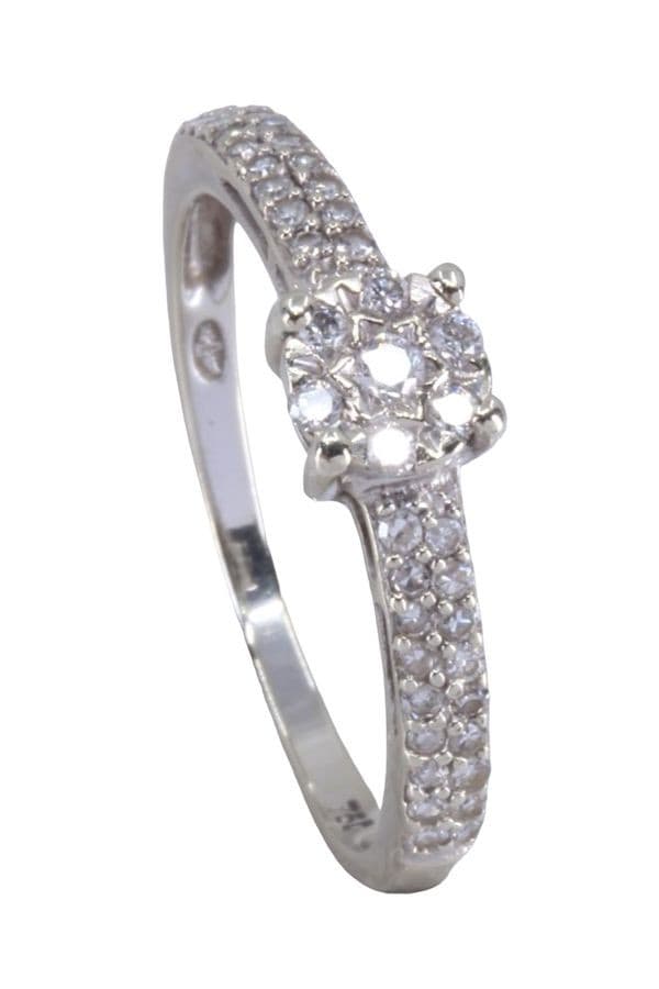 BAGUE STYLE SOLITAIRE DIAMANTS — vue 5