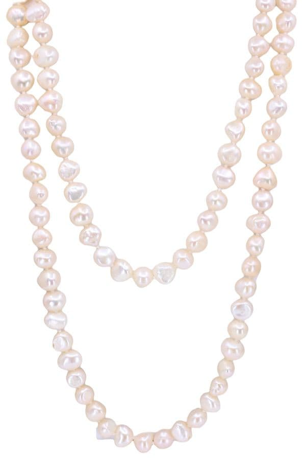 SAUTOIR PERLES BAROQUES — vue 1