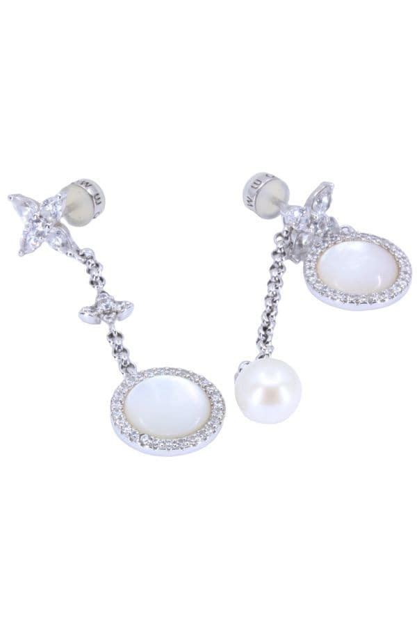 BOUCLES D'OREILLES A.P.M MONACO ASYMÉTRIQUES — vue 2