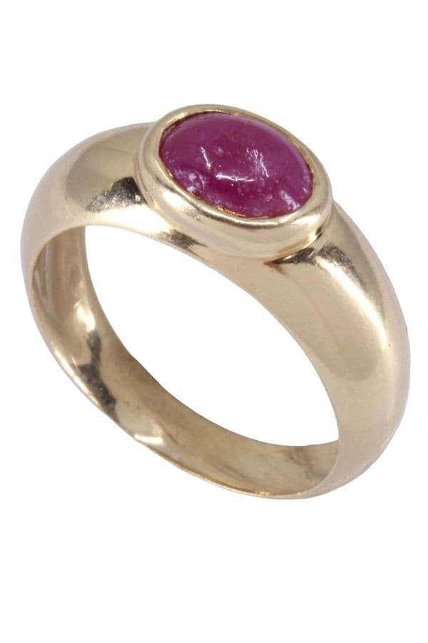 BAGUE JONC RUBIS — vue 3
