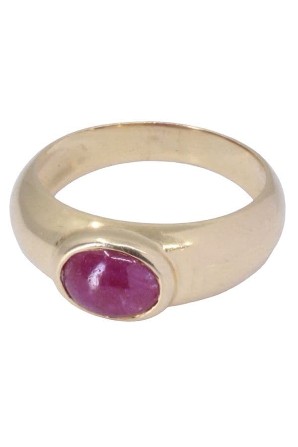 BAGUE JONC RUBIS — vue 6