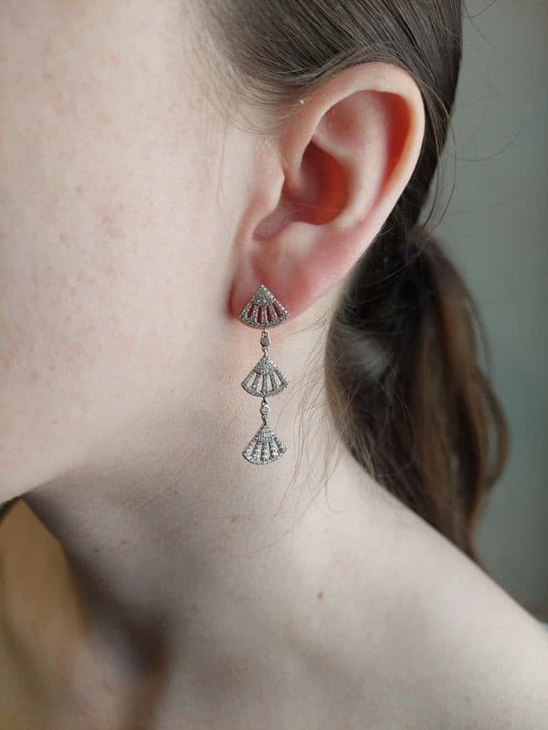 BOUCLES D'OREILLES A.P.M MONACO "FLAMENCO" — vue 2