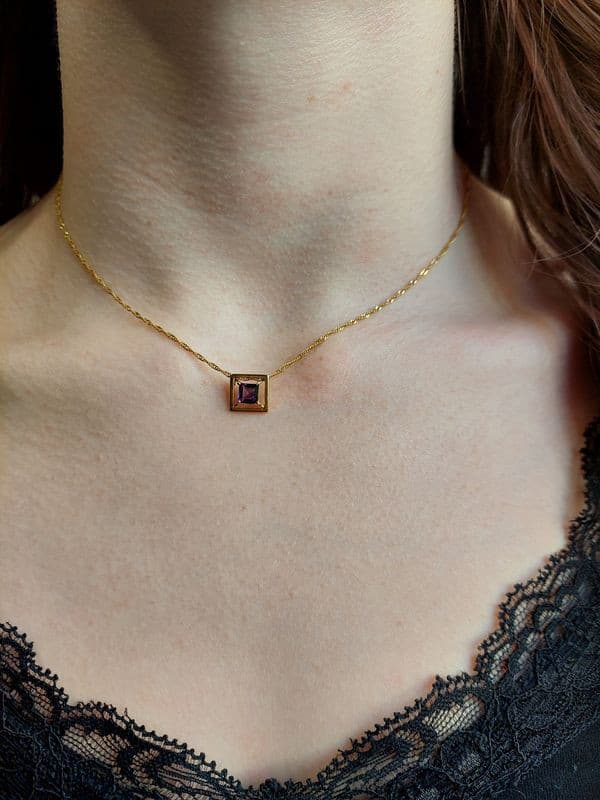 PENDENTIF AMÉTHYSTE — vue 2