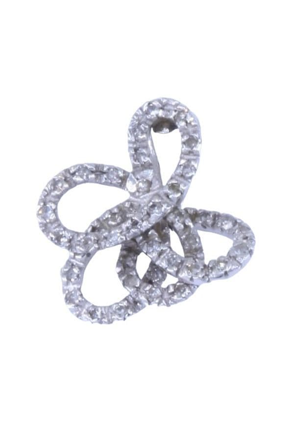 PENDENTIF NŒUD DIAMANTÉ — vue 1