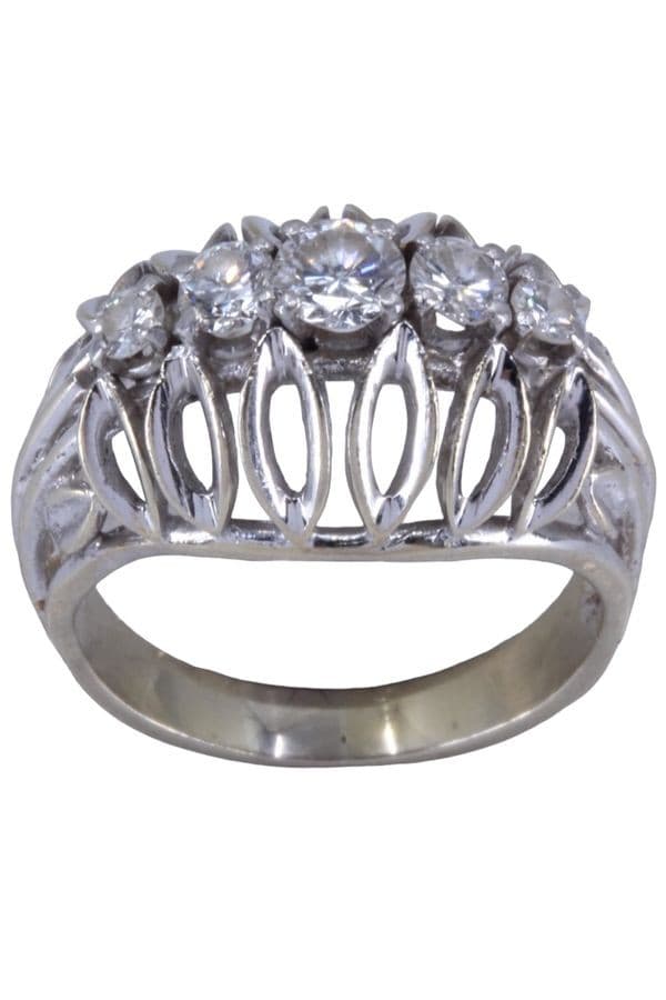 BAGUE JARRETIÈRE DIAMANTS