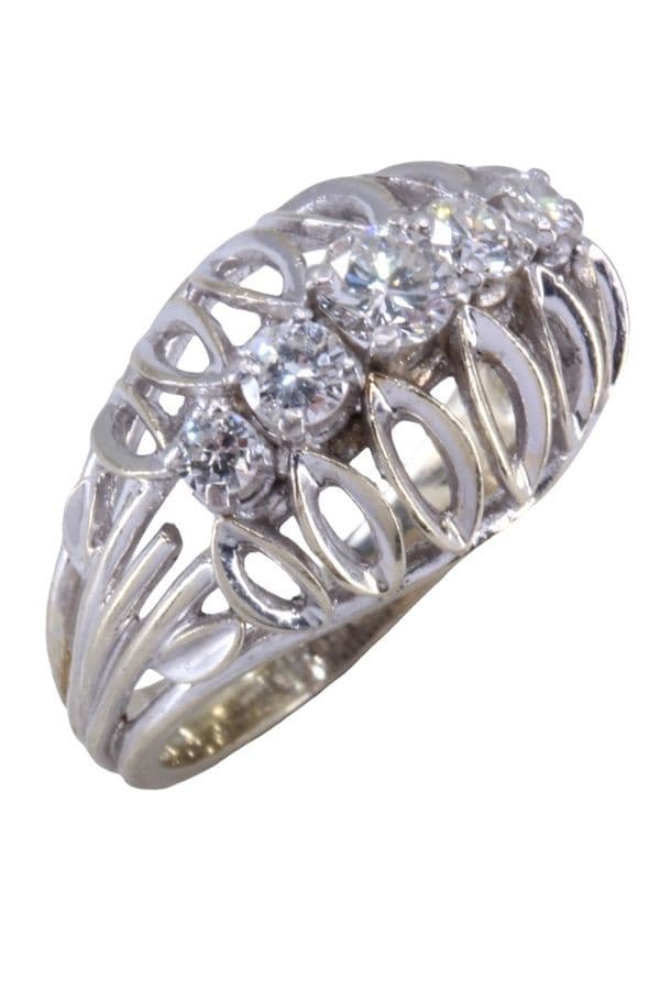 BAGUE JARRETIÈRE DIAMANTS — vue 3