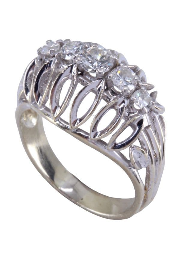 BAGUE JARRETIÈRE DIAMANTS — vue 5