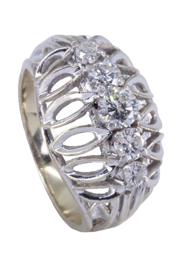 BAGUE JARRETIÈRE DIAMANTS — vue 4