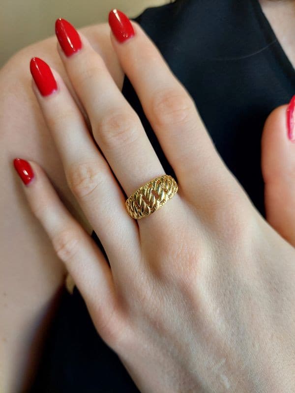 BAGUE MAILLE AMÉRICAINE — vue 2
