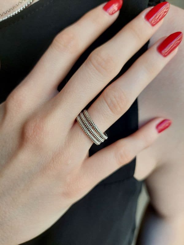 BAGUE MAUBOUSSIN "LE PREMIER JOUR" — vue 2