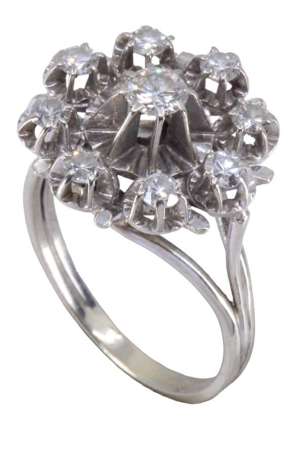 BAGUE MARGUERITE DIAMANTS — vue 5