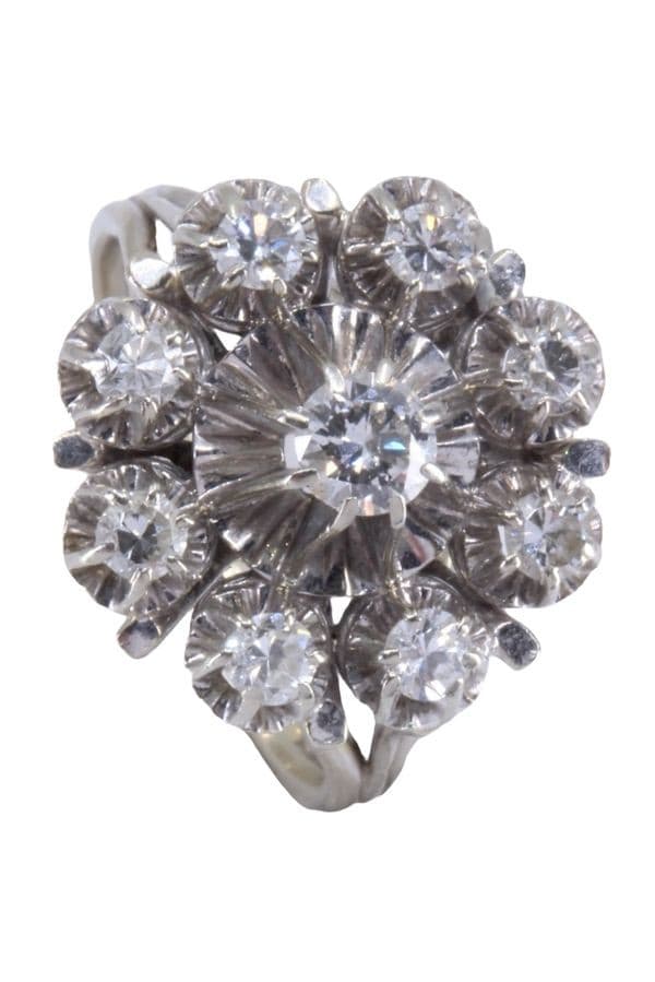 BAGUE MARGUERITE DIAMANTS — vue 4