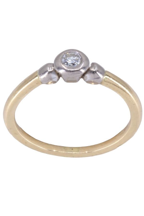 SOLITAIRE DIAMANT 0.07 CARAT — vue 1