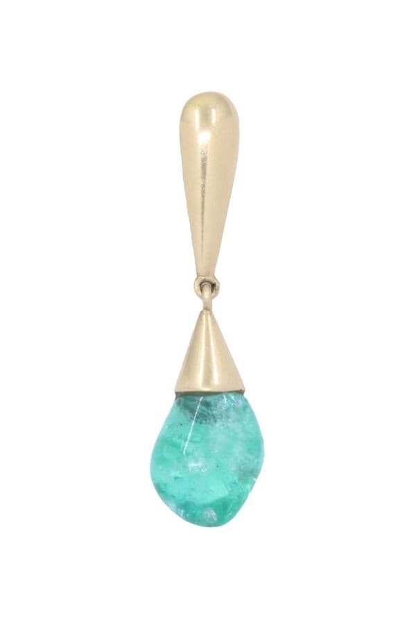 PENDENTIF ÉMERAUDE EN GOUTTE — vue 1